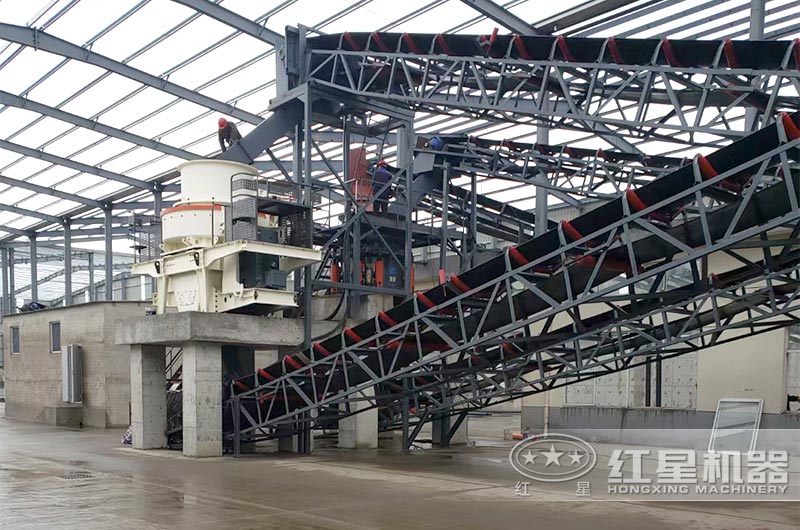 時產300噸花崗巖制砂生產線方案一