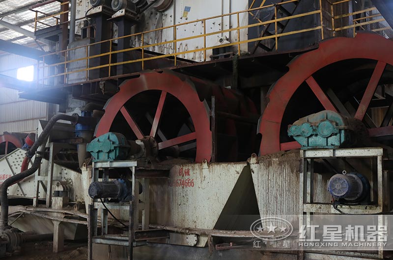 一小時160噸洗沙機現場 一小時160噸洗沙機現場