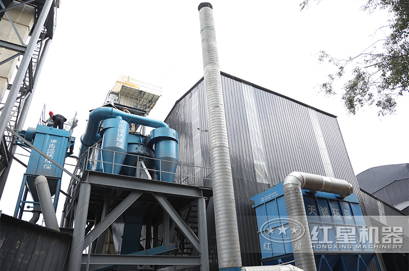 登封石灰石破碎現場環保除塵系統實拍 登封石灰石破碎現場環保除塵系統實拍