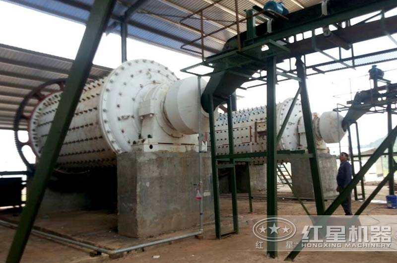 棒磨式制沙機石灰石加工現場 棒磨式制沙機石灰石加工現場