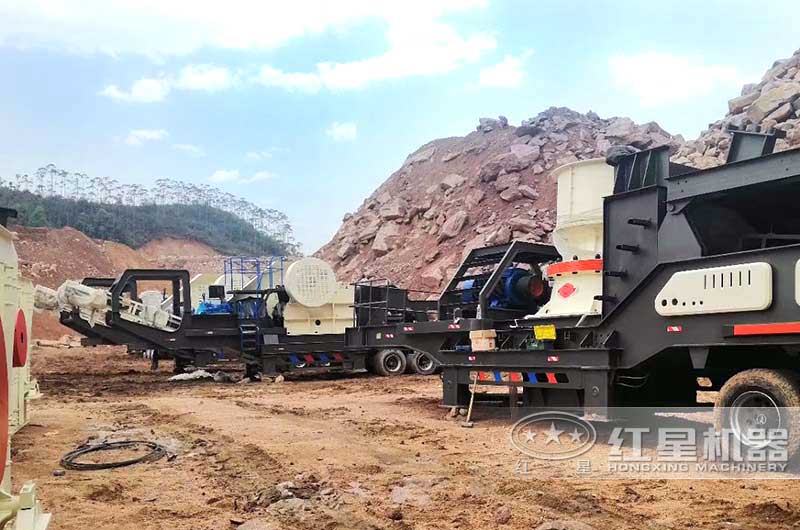 湖南建筑垃圾再生處理現(xiàn)場