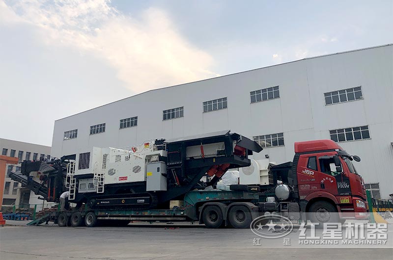 移動破碎機全套設備整裝發貨