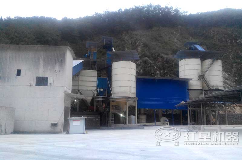 礦渣磨粉機車間現場