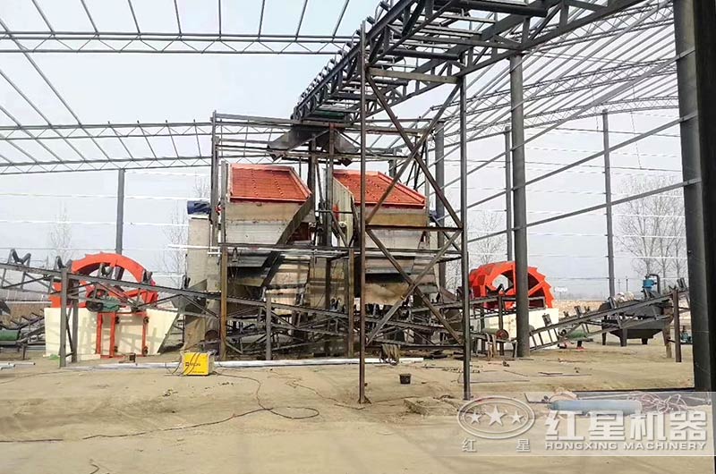 大型水洗沙機器現(xiàn)場實拍 大型水洗沙機器現(xiàn)場實拍