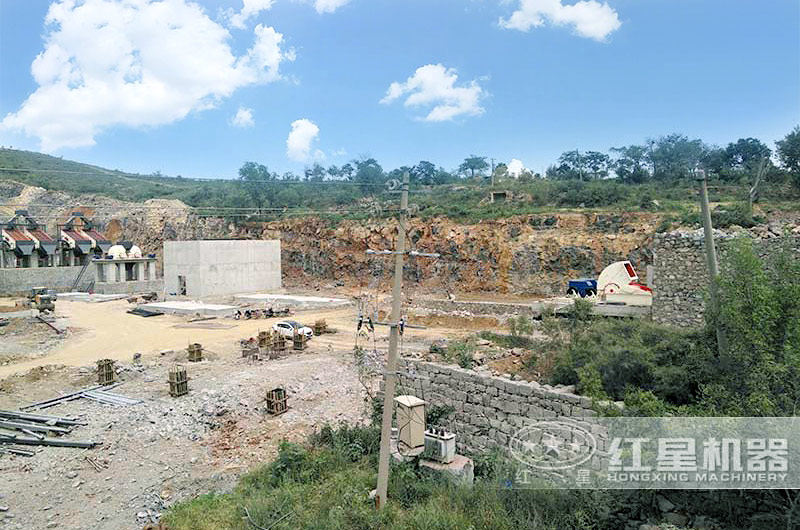 方案③石灰石制砂生產線現場 方案③石灰石制砂生產線現場