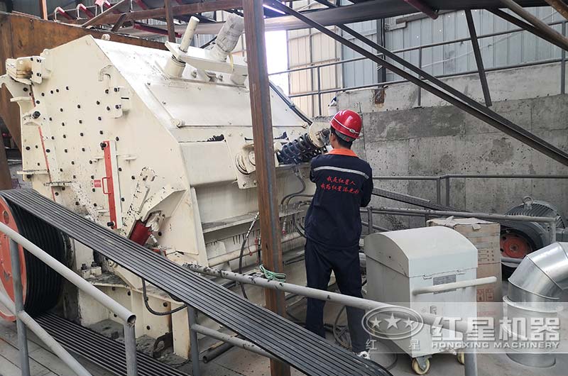 山西時產500噸石灰石破碎生產線 山西時產500噸石灰石破碎生產線