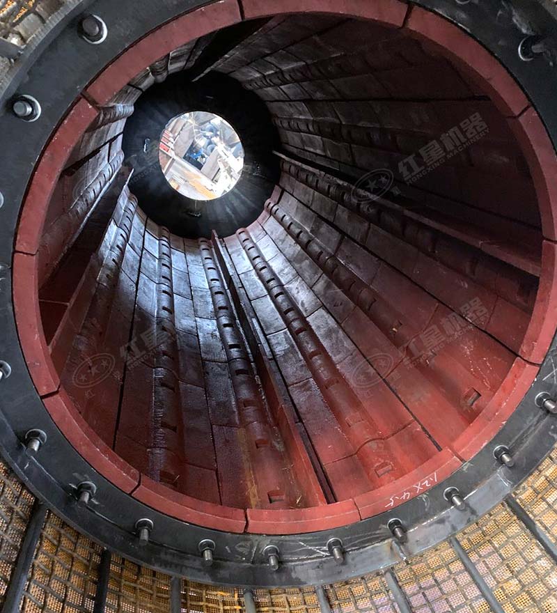 紅星節(jié)能球磨機內(nèi)襯實拍 紅星節(jié)能球磨機內(nèi)襯實拍