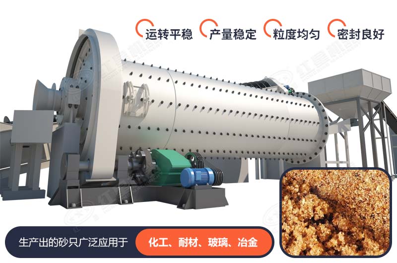 棒磨制砂機優勢