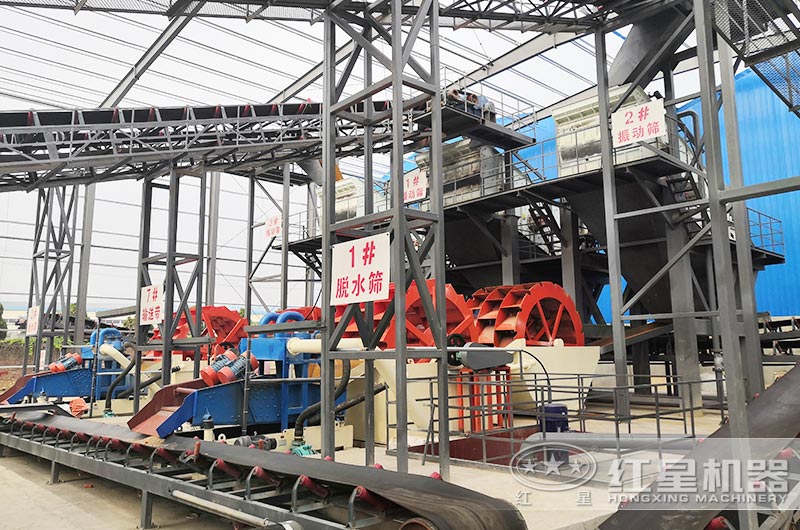 洗沙加工客戶現場實拍