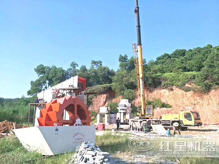 洗沙生產線搭建