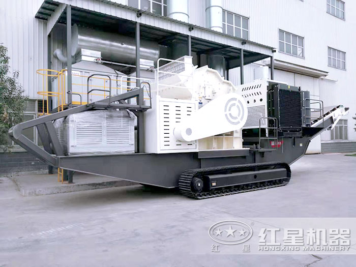 移動破碎機(jī)搭載細(xì)碎機(jī)