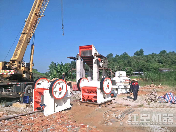 碎石制砂配置顎式破碎機
