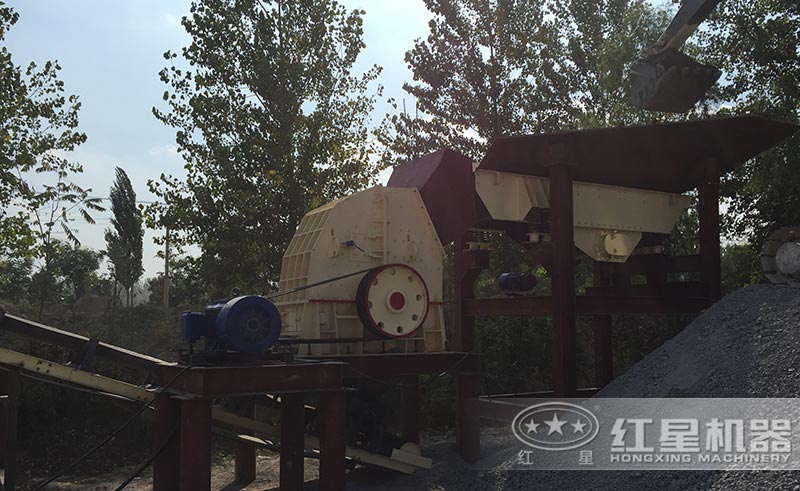 錘式破碎機可一次成型