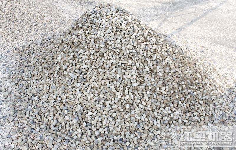 小型鄂式碎石機出料成品