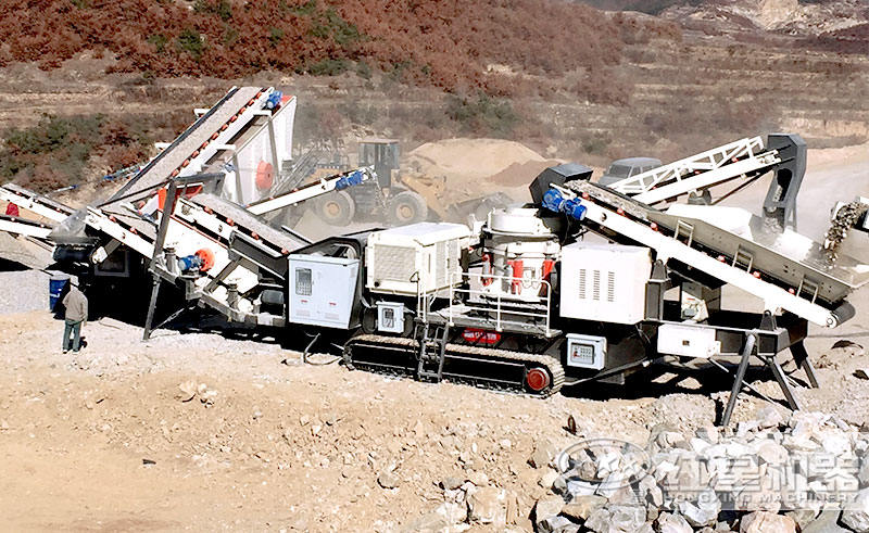 履帶大型流動打石子機