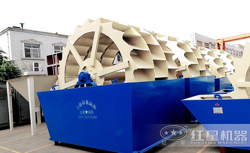 洗砂機可將打出來的物料去除雜質 洗砂機可將打出來的物料去除雜質