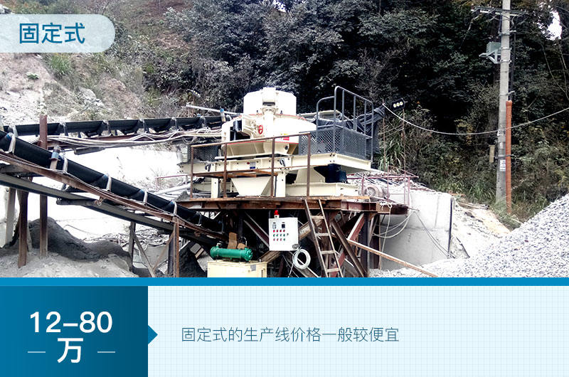 固定式鵝卵石制砂設備 固定式鵝卵石制砂設備