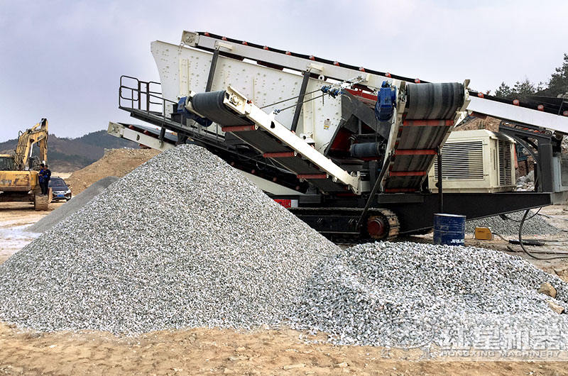 移動式破碎生產線現場