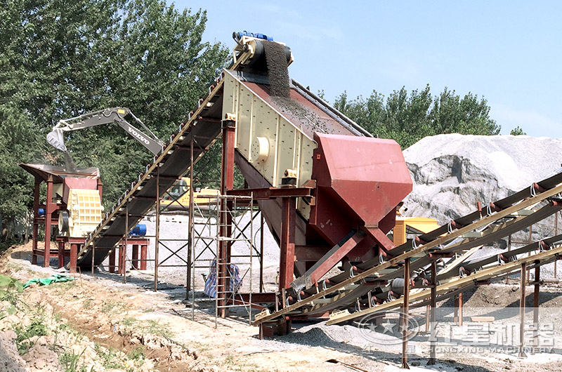 石灰石粉碎加工現場 石灰石粉碎加工現場