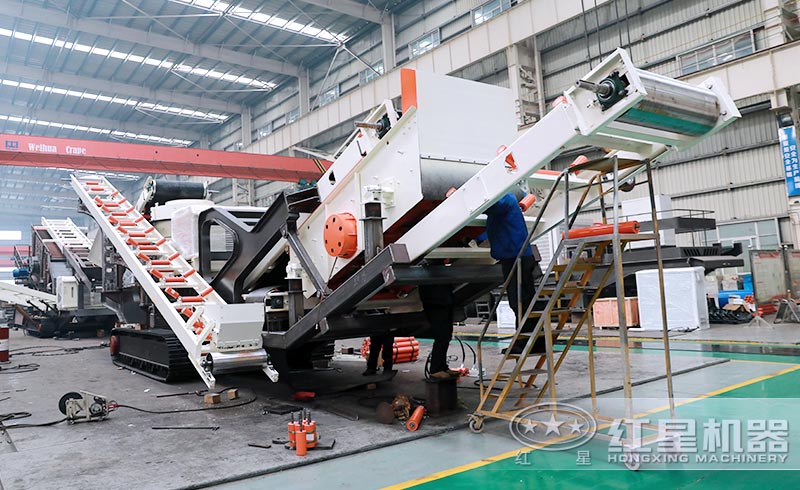 履帶式移動式篩分站廠家現貨