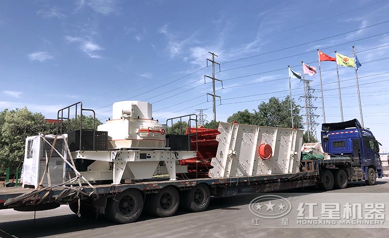 客戶定制的立式沖擊破發貨中 客戶定制的立式沖擊破發貨中