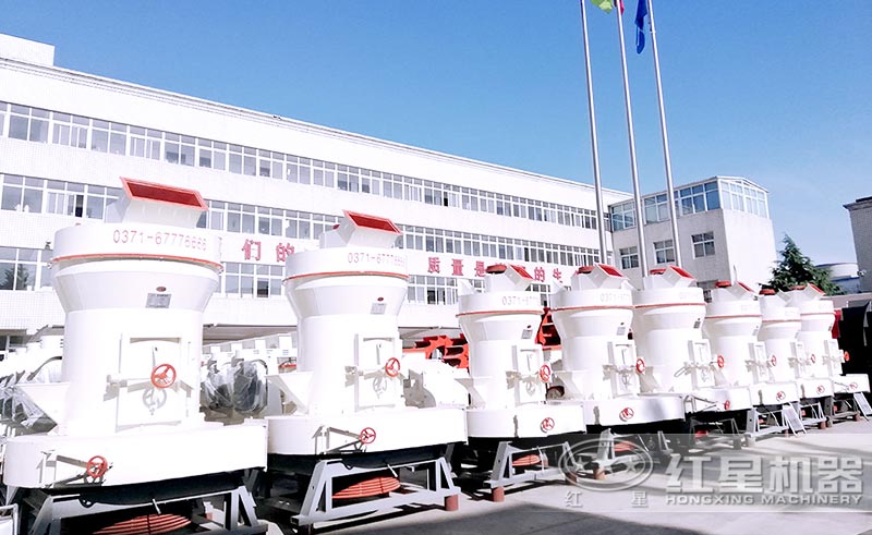 礦石磨粉機廠區(qū)圖