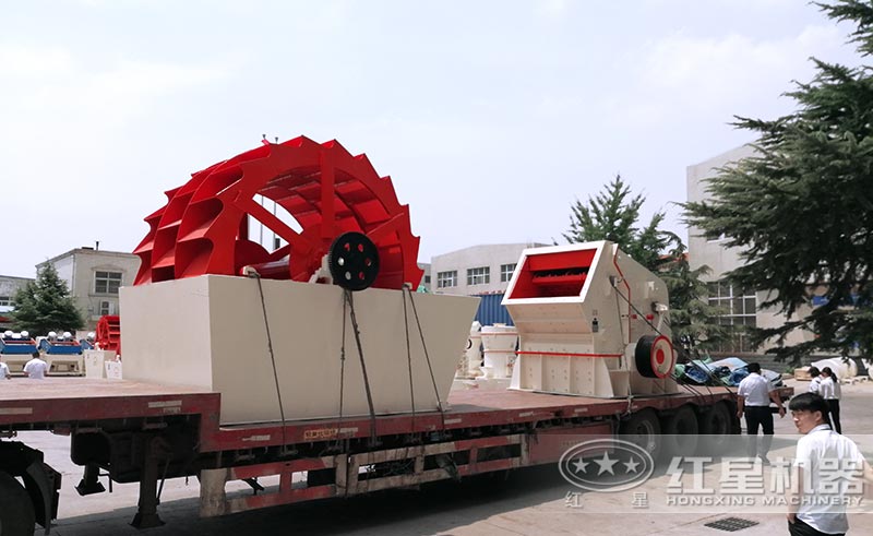 紅星機器洗砂機發(fā)貨中