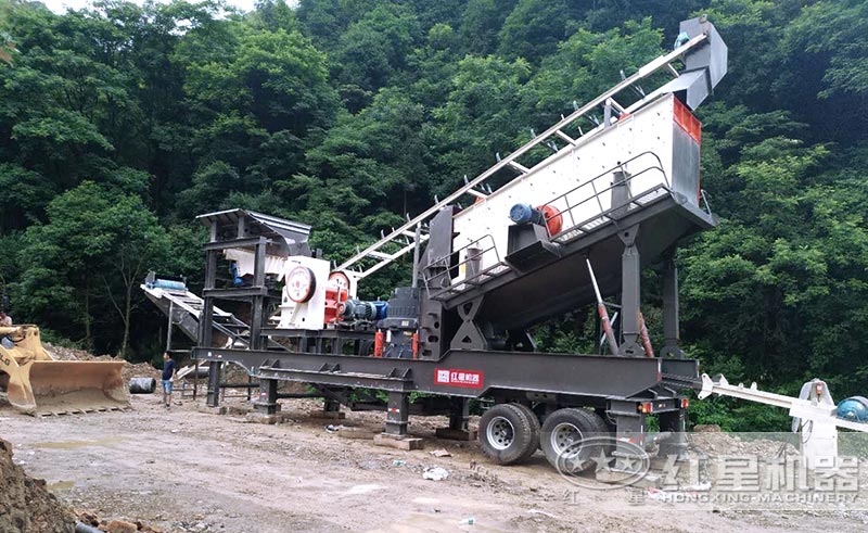 移動碎石機現場 移動碎石機現場