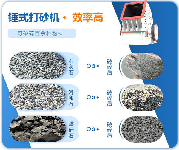 錘式打砂機(jī)適用范圍較廣