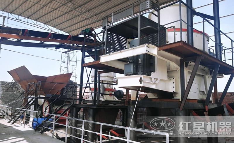 沖擊式破碎機現場圖