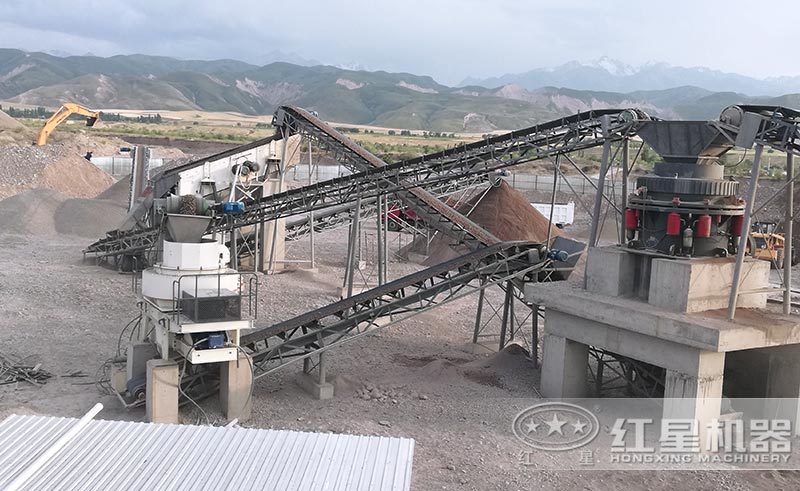 新型制砂機械客戶現場