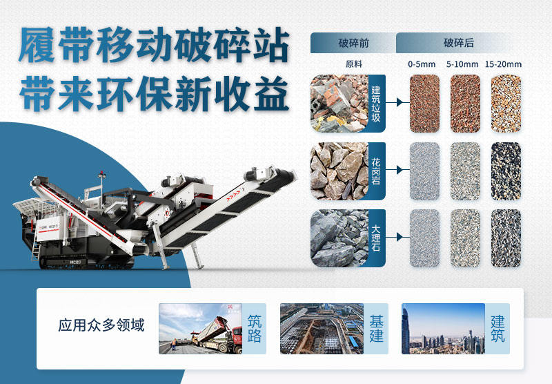 履帶式柴油碎石機(jī)綠色環(huán)保