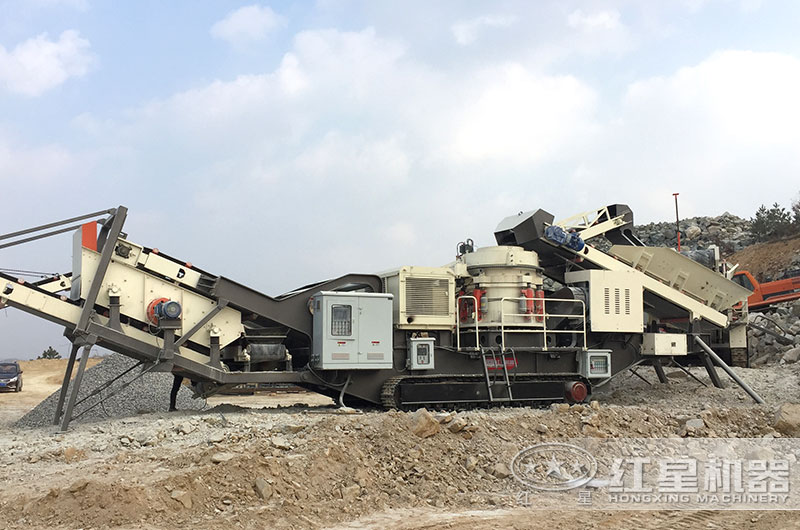 履帶式移動破生產現場