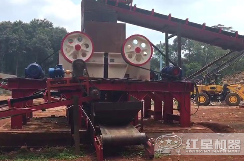 小型鄂破生產線現場