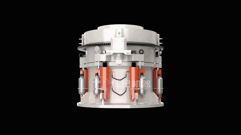 圓錐破碎機3D工作原理