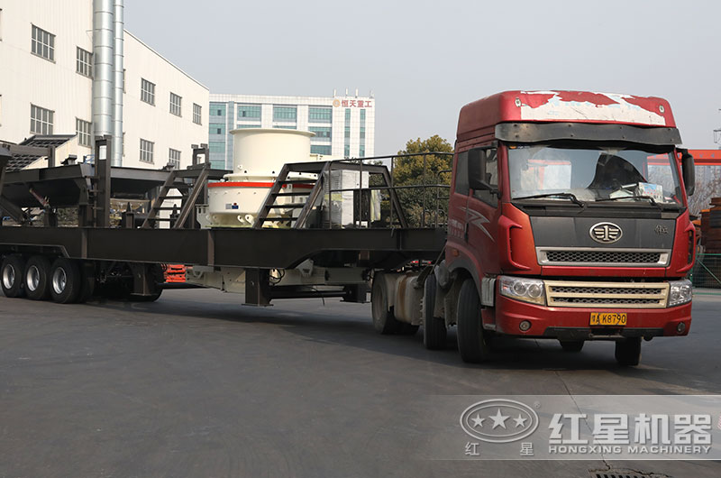 紅星車間移動制砂機發貨 紅星車間移動制砂機發貨