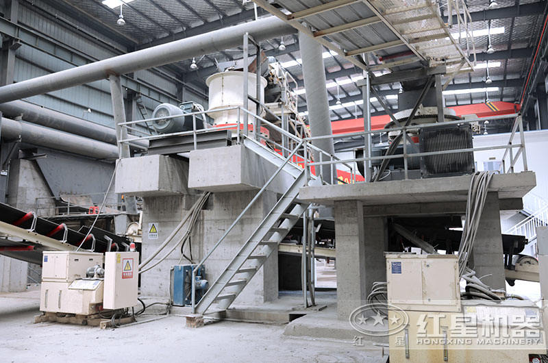 水泥生產線破碎現場