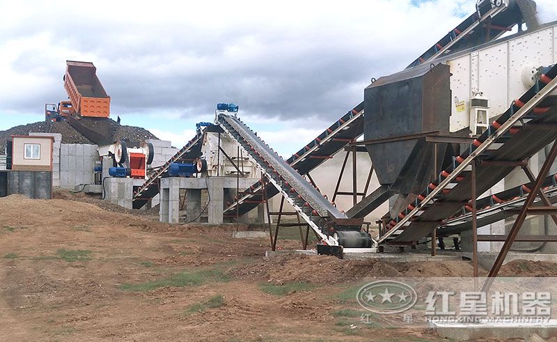 時產350噸硅礦破碎生產線 時產350噸硅礦破碎生產線