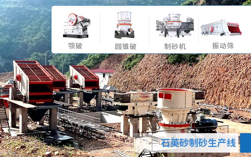 紅星配置的石英砂生產(chǎn)線
