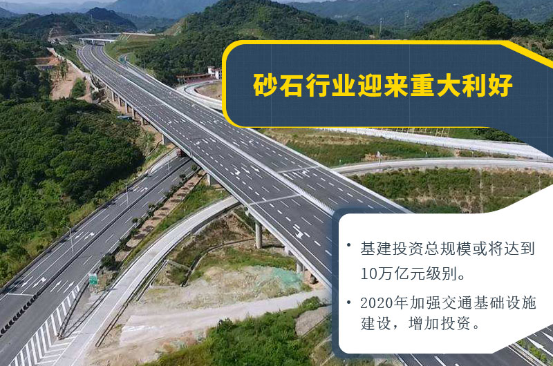 砂石行情利好，基建大發展