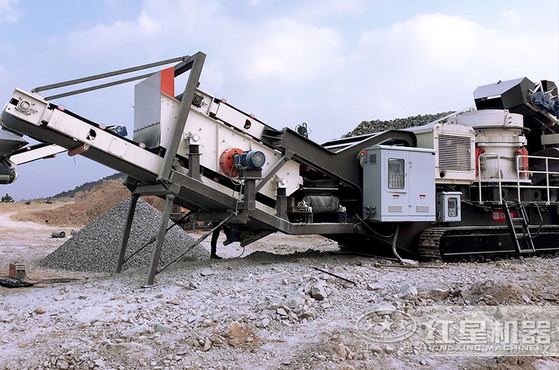 深圳時產200-250噸破碎現場