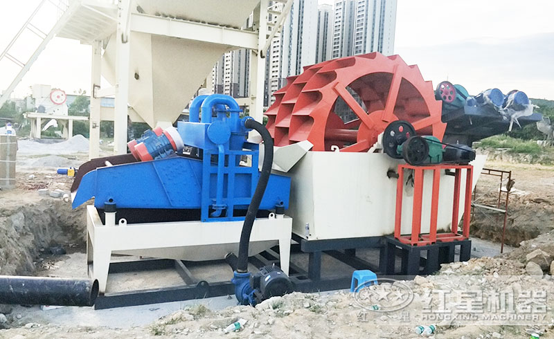 洗砂現(xiàn)場(chǎng)