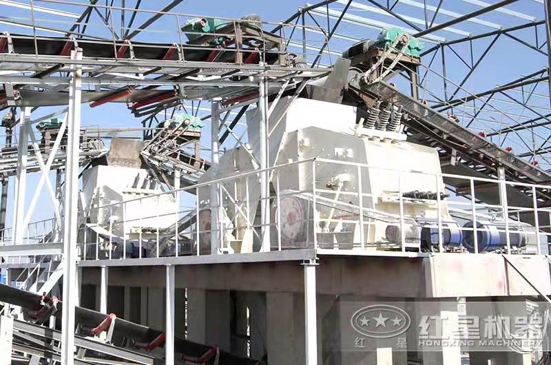 大型反擊破作業現場