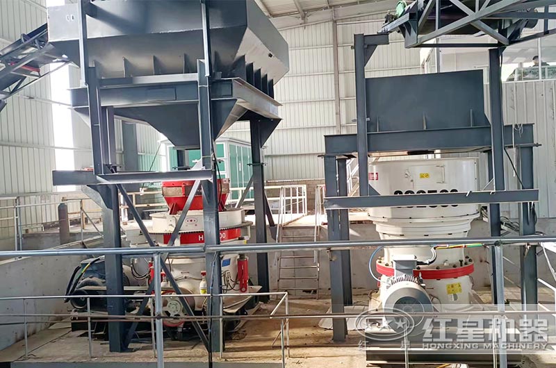 節(jié)能圓錐破現(xiàn)場