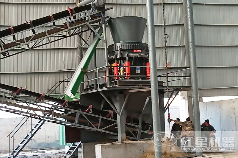 花崗巖破碎加工客戶現(xiàn)場