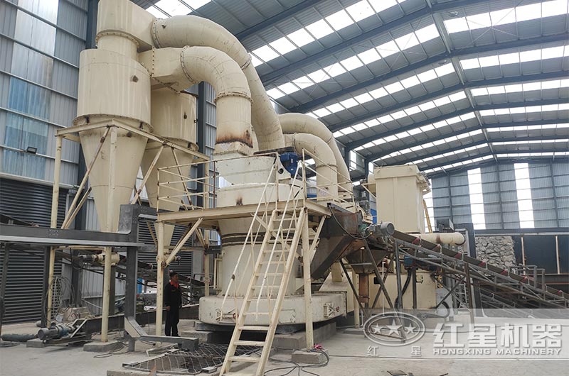 時產50噸工業雷蒙機現場一