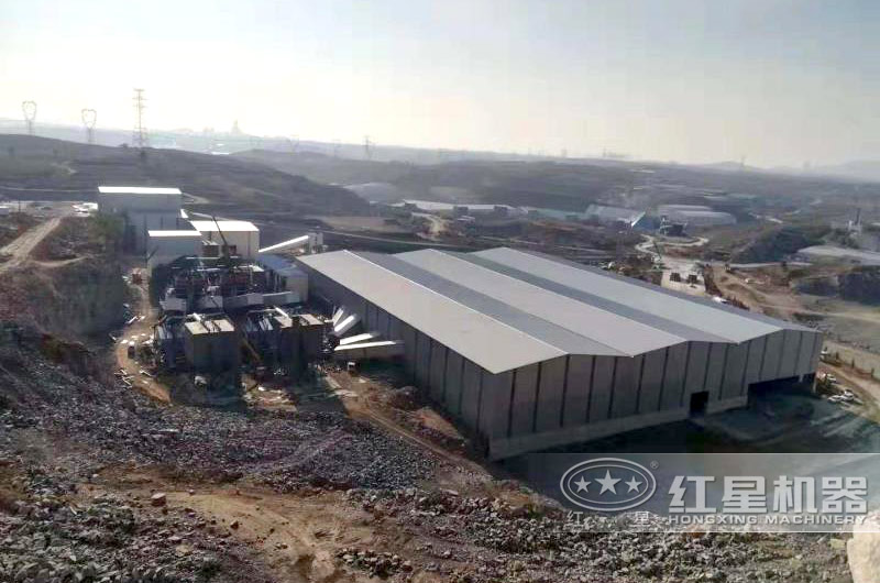 廣西時產600噸精品砂石生產線現場