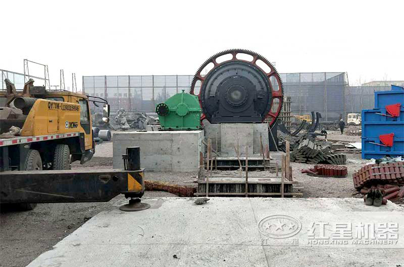 球磨機現場 球磨機現場