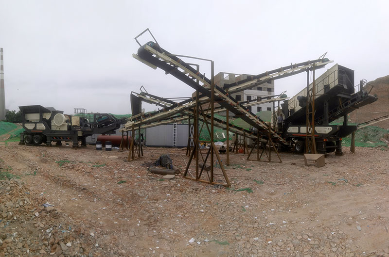 建筑垃圾移動碎石機(jī)現(xiàn)場實拍