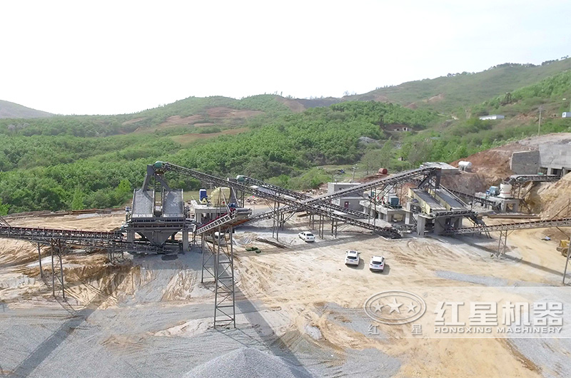 客戶時產600噸石料生產線現場 客戶時產600噸石料生產線現場